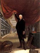 Charles Willson Peale The Artist in his Museum oil painting
